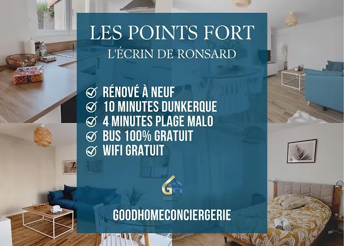 *l'écrin De Ronsard*plage&centre-ville * Dunkirk